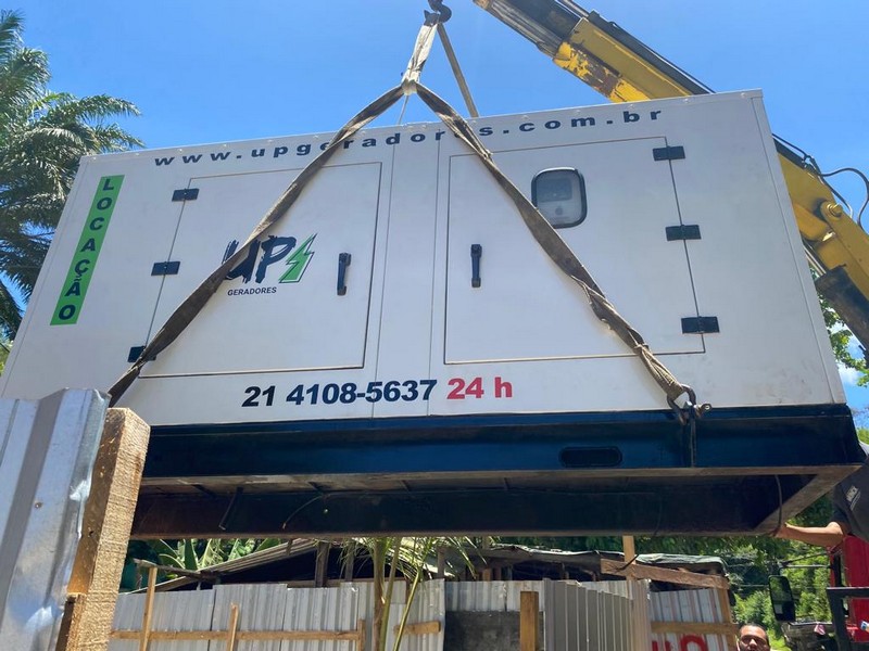 Locação de gerador para obra